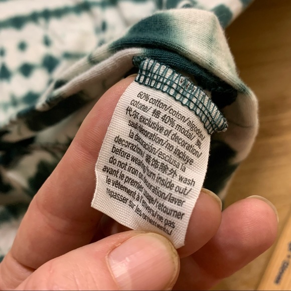 PINK Twist Front Tie Dye T-shirt L - Picture 7 of 7